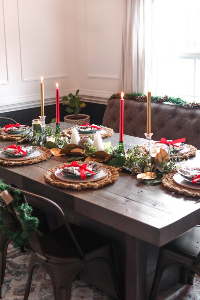 Christmas Modern Dining Table Decorations