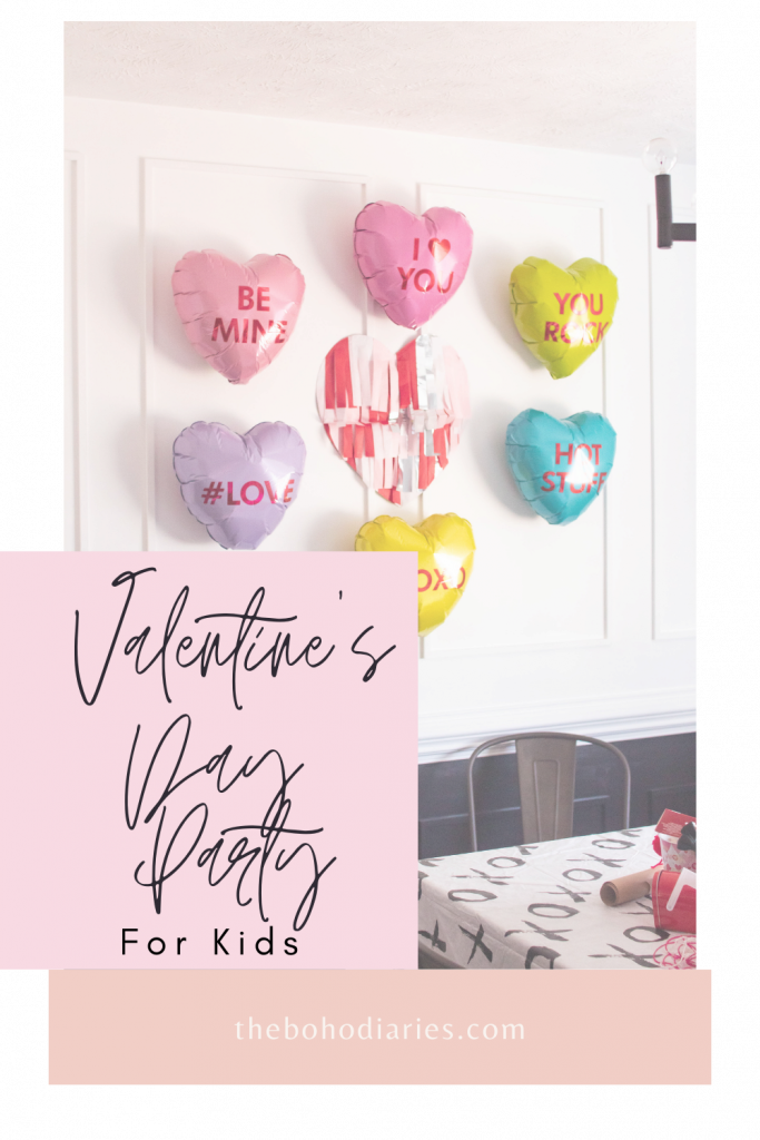 Little Girly Galentine's Day party Pinterest Pin