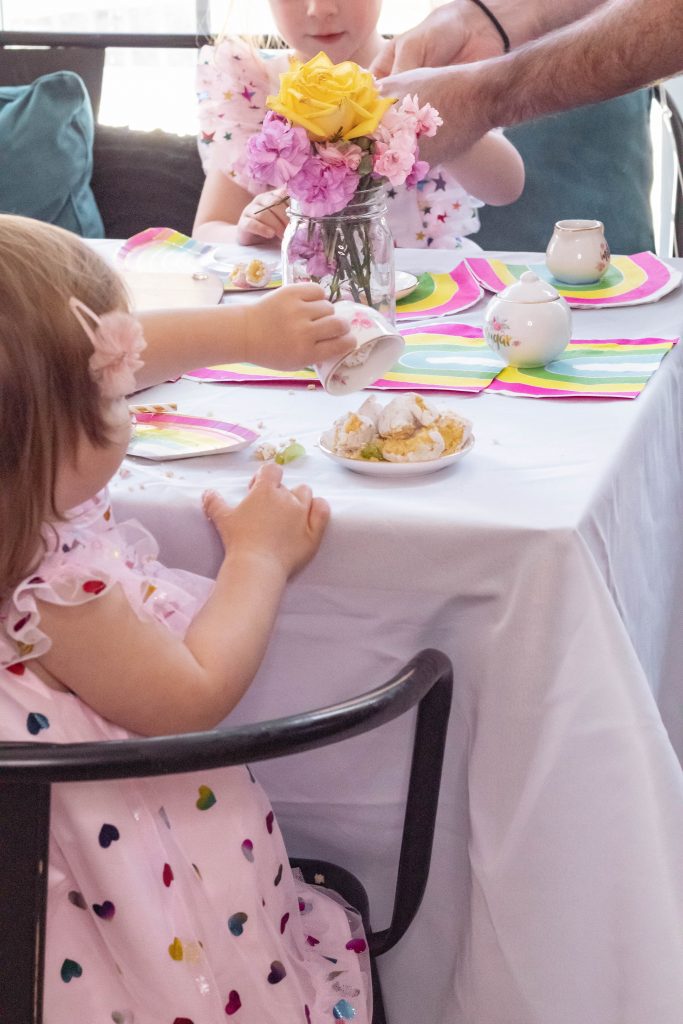 St. Patrick's Day Rainbow Tea Party