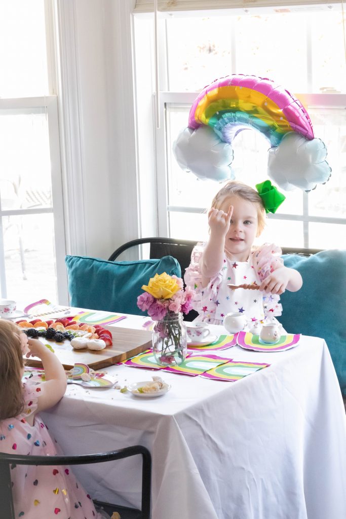 Nicki Odom's Daughter having St. Patrick's Day Tea Party