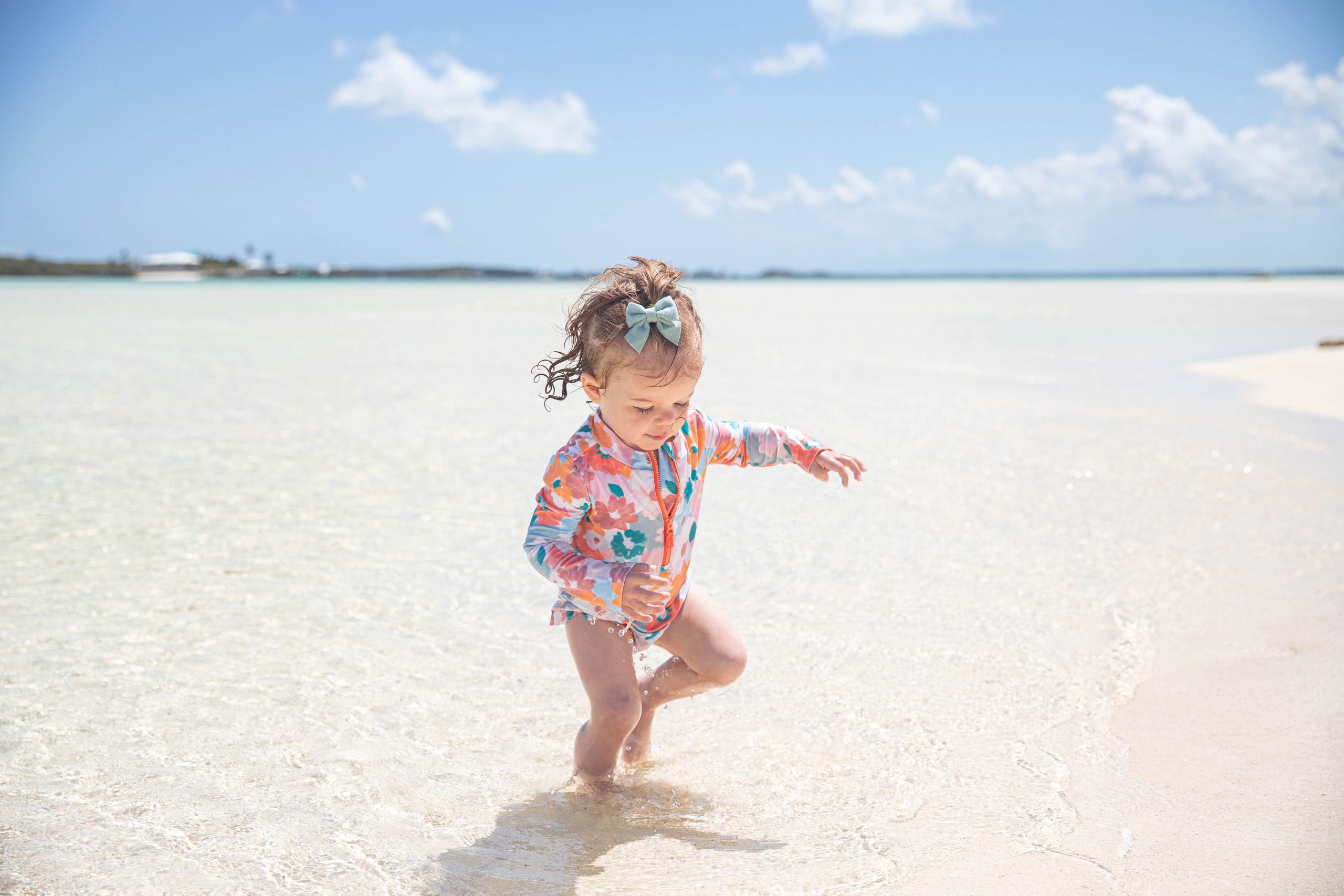 Nicki Odoms daughter at Tahiti Beach Bahamas