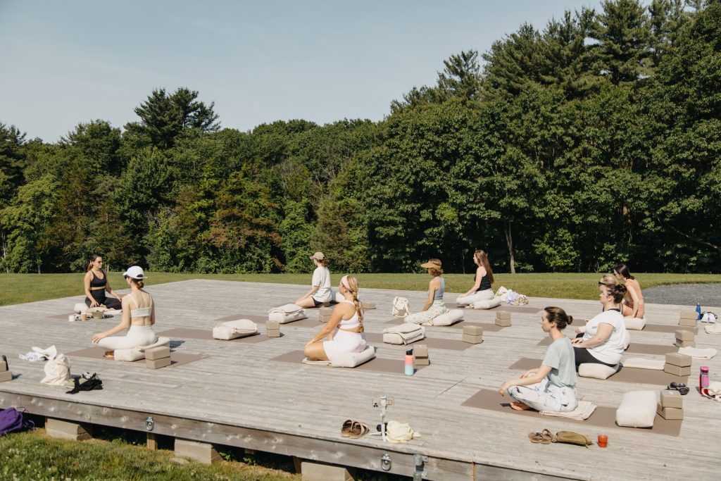 Wanderlust Family Retreats Yoga class