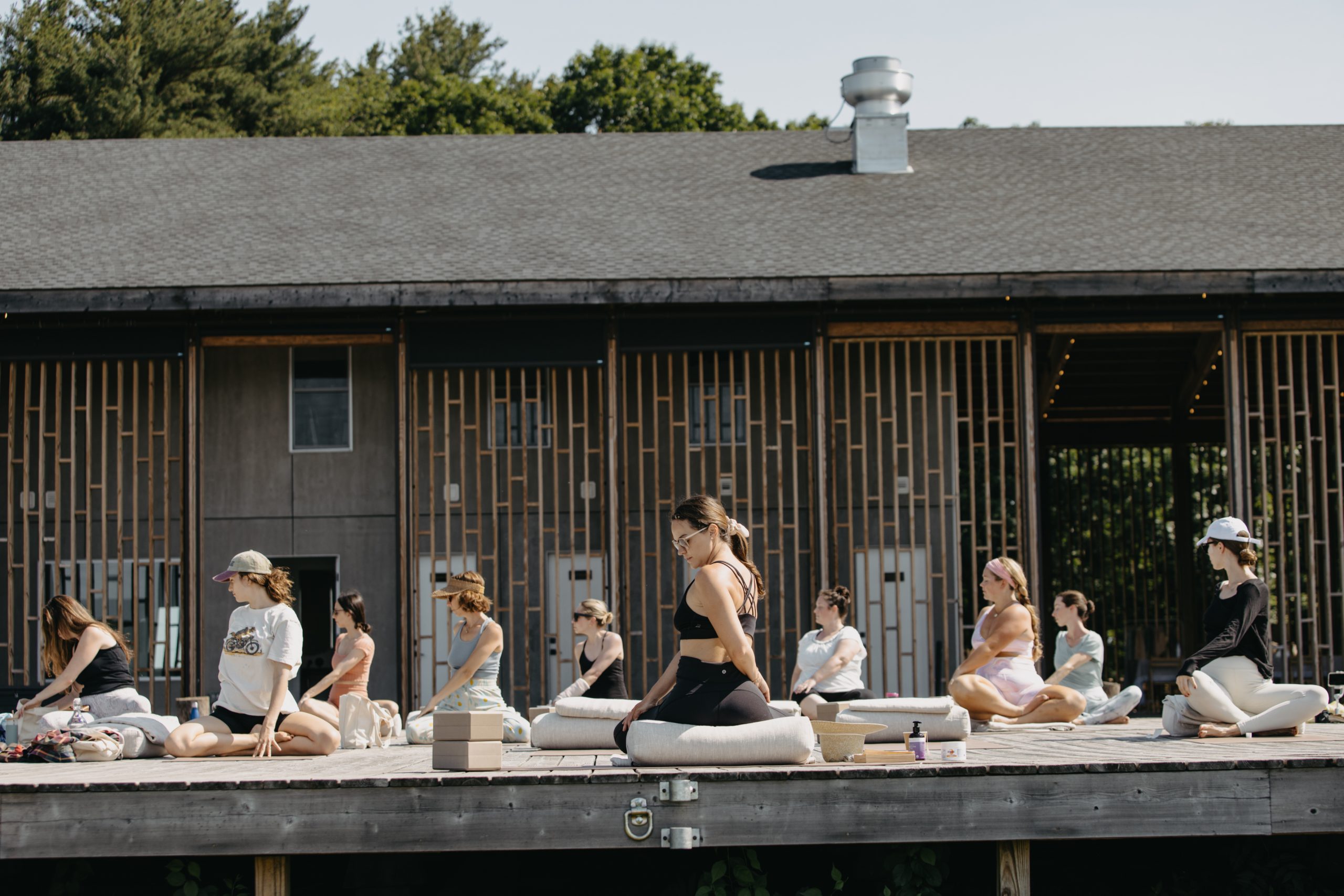 Wanderlust Family Retreats Yoga class