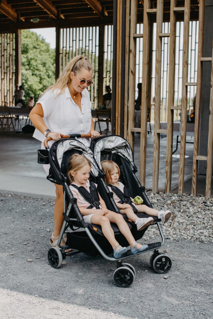 Nicki Odom with daughters at Wanderlust Family Retreats