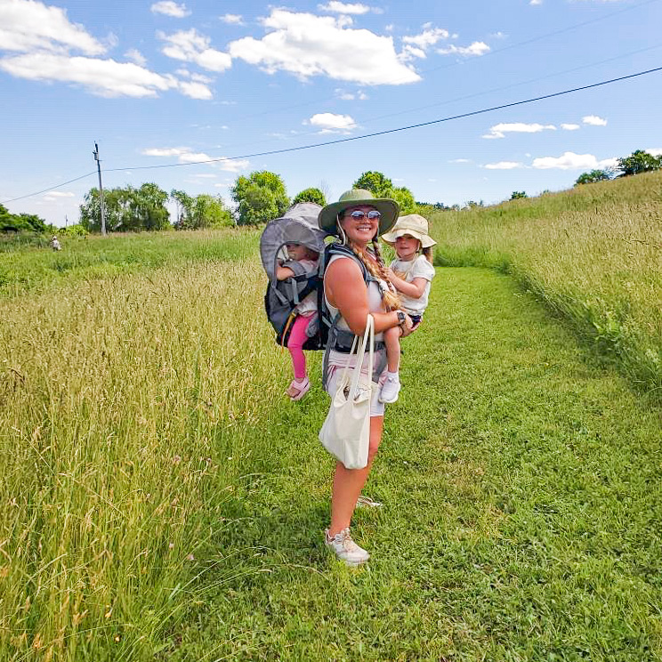 Wanderlust Family Retreats mommy and me hike