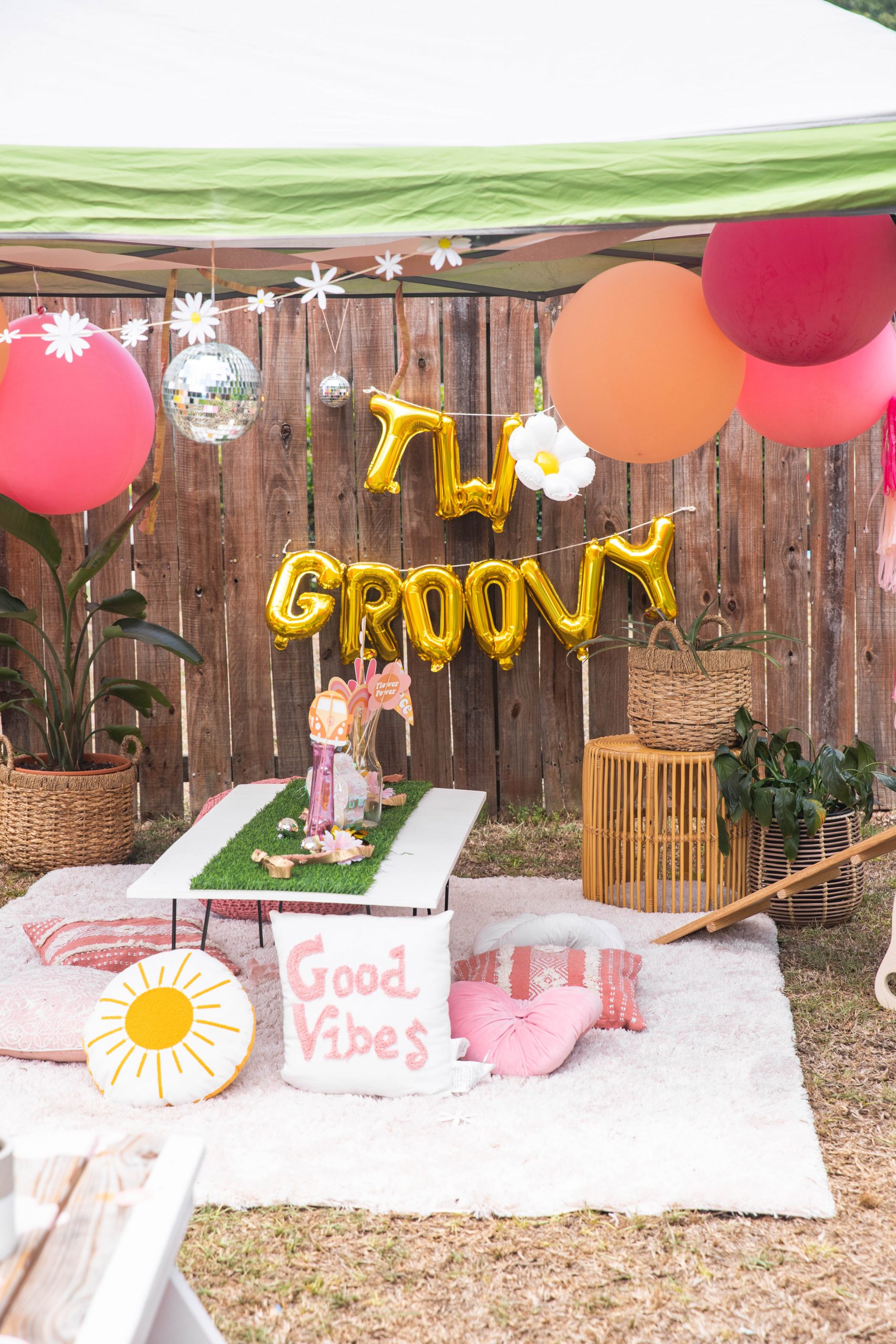 Two Groovy Birthday Party 