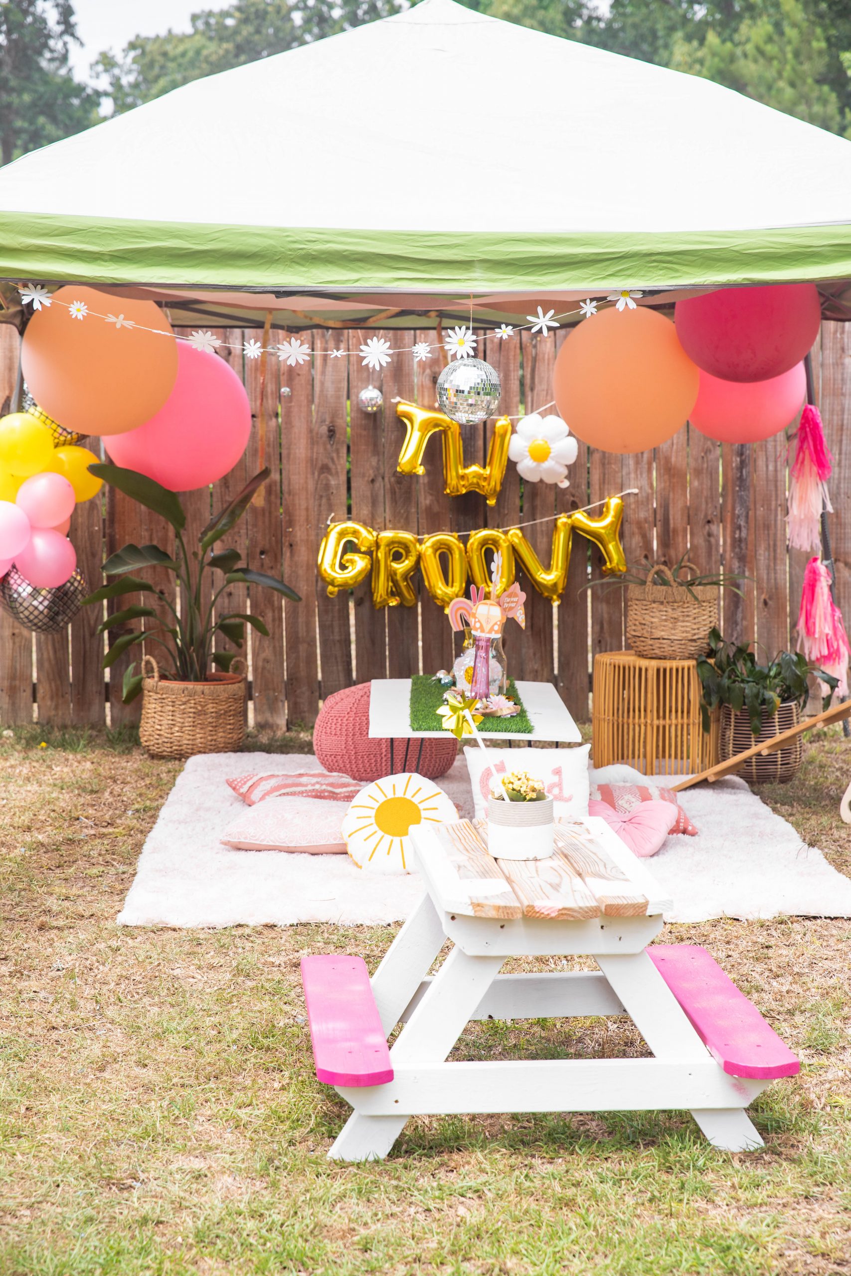 Two Groovy Birthday Party 