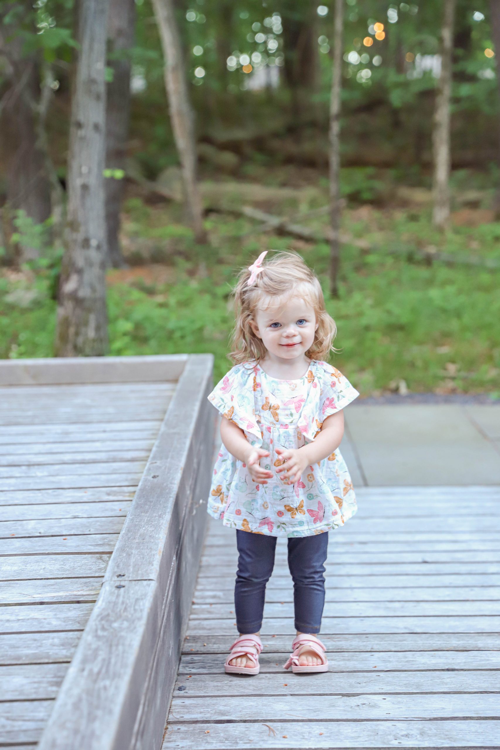 Nicki Odom's daughter at Wanderlust Family Retreats a Self Care Experience for Moms and their Children