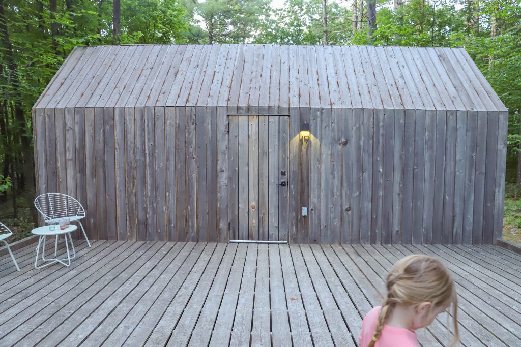 Wanderlust Family Retreats a Self Care Experience for Moms and their Children cabin at Gather Greene