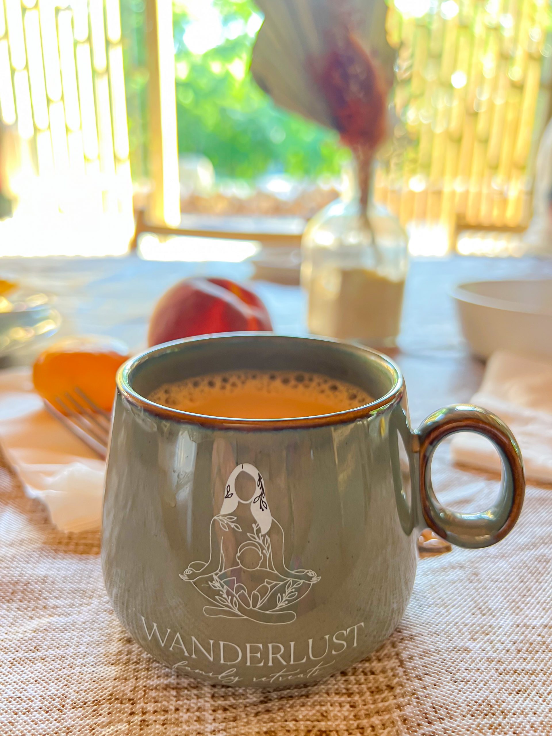 Wanderlust Family Retreats coffee cup