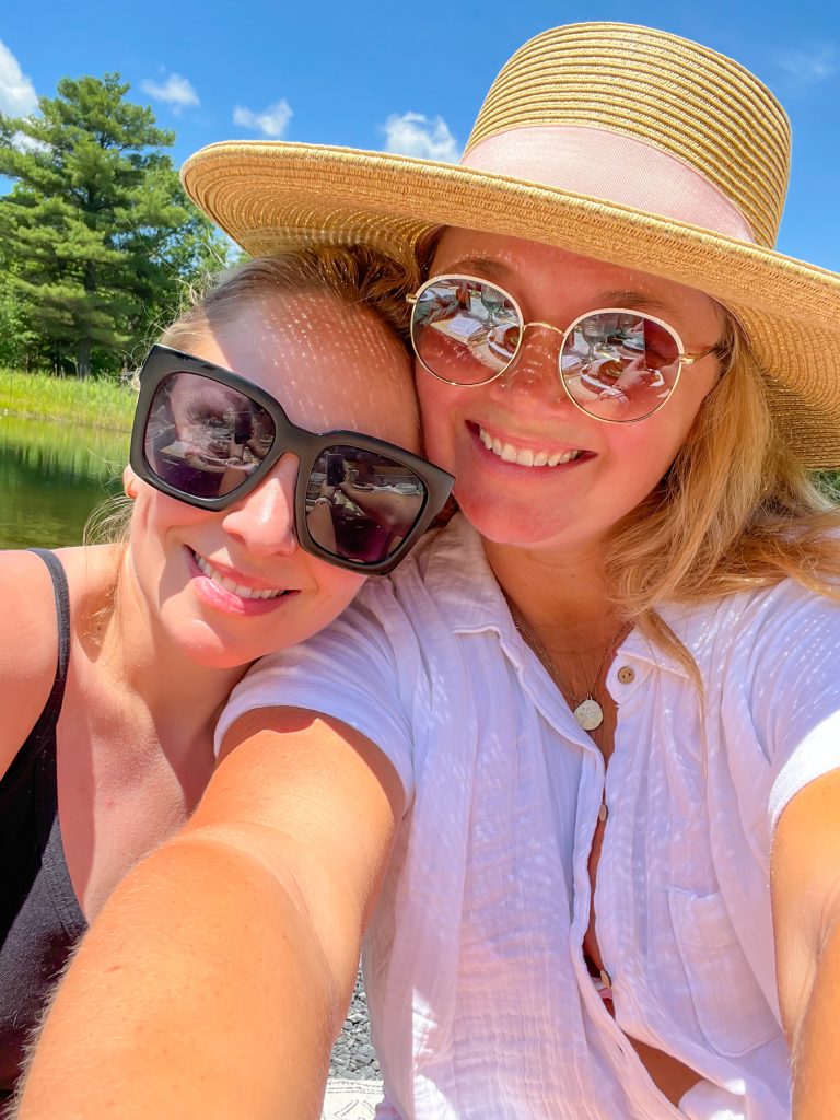 Nicki Odom and Emily Fee at Wanderlust Family Retreats