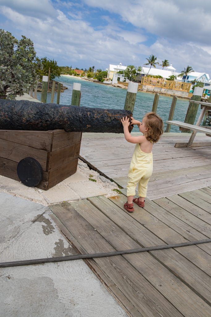 Nicki Odom and family in Hope Town Bahamas at the lighthouse