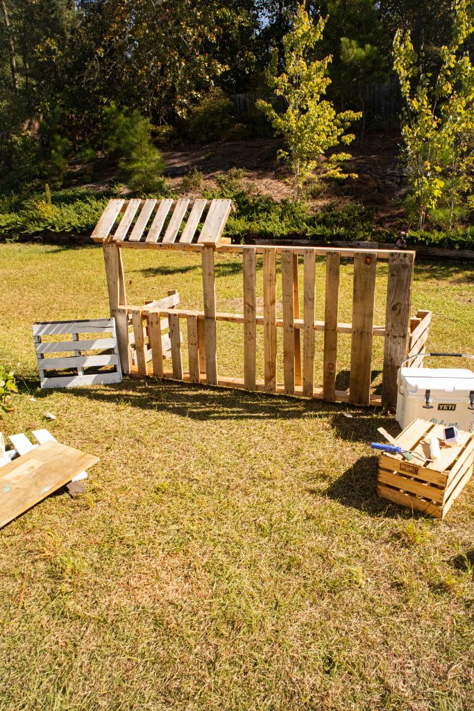DIY Kids Market from Pallet Wood