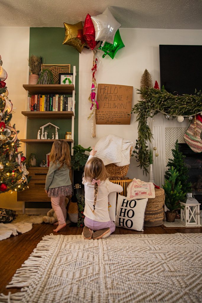 Nicki Odom's daughters finding their Elf on the shelf