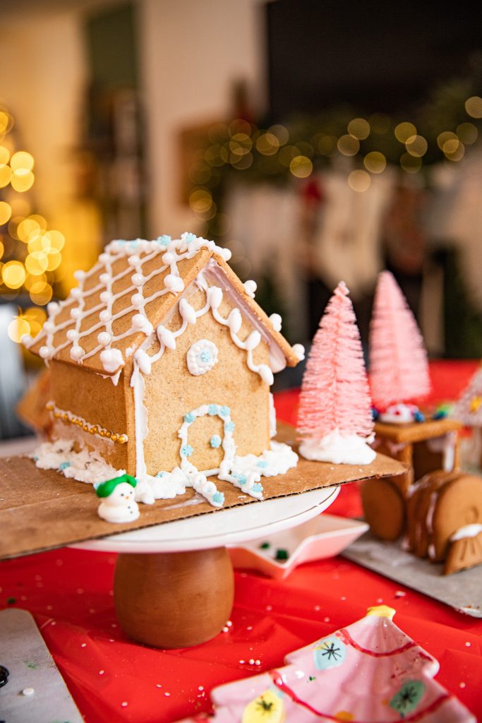 Christmas Gingerbread House Party