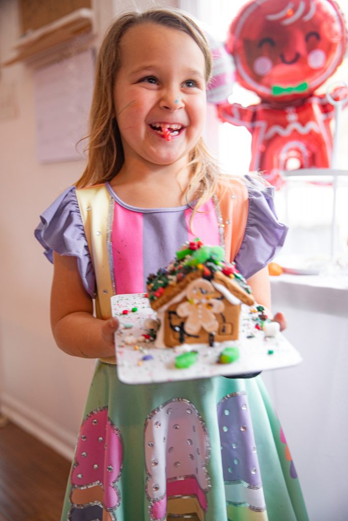 Christmas Gingerbread House Party