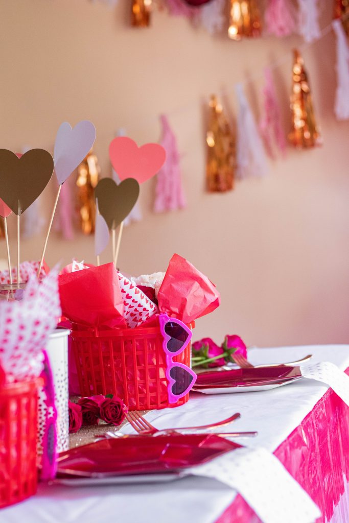 Nicki Odom at her Galentine's day glam bash