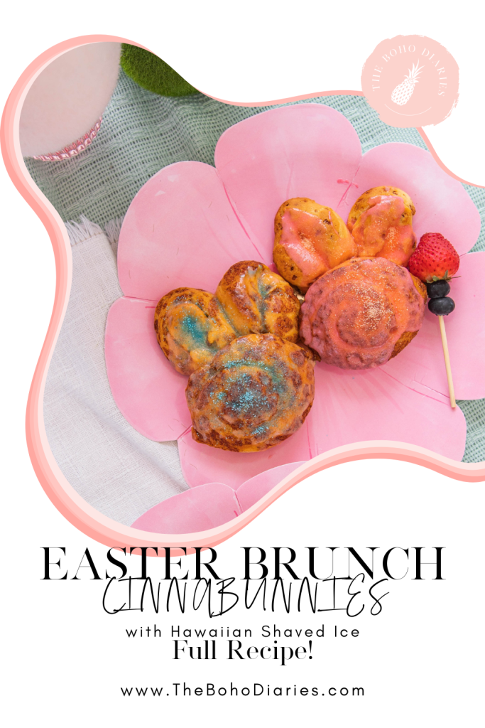Easter Brunch Hawaiian Shaved Ice Syrups Cinnabunnies Recipe