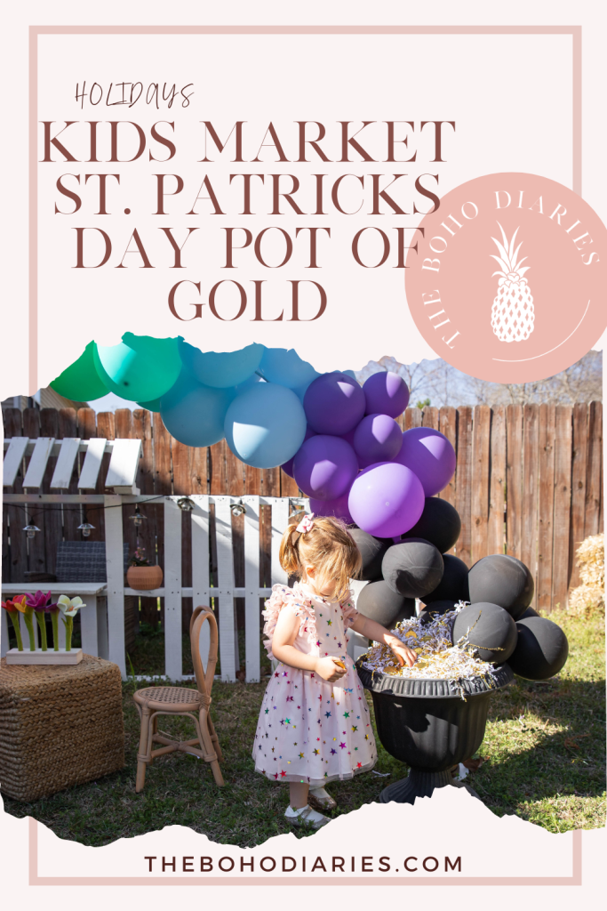 Kids Market St. Patrick's Day Pot Of Gold Blog Post Pin