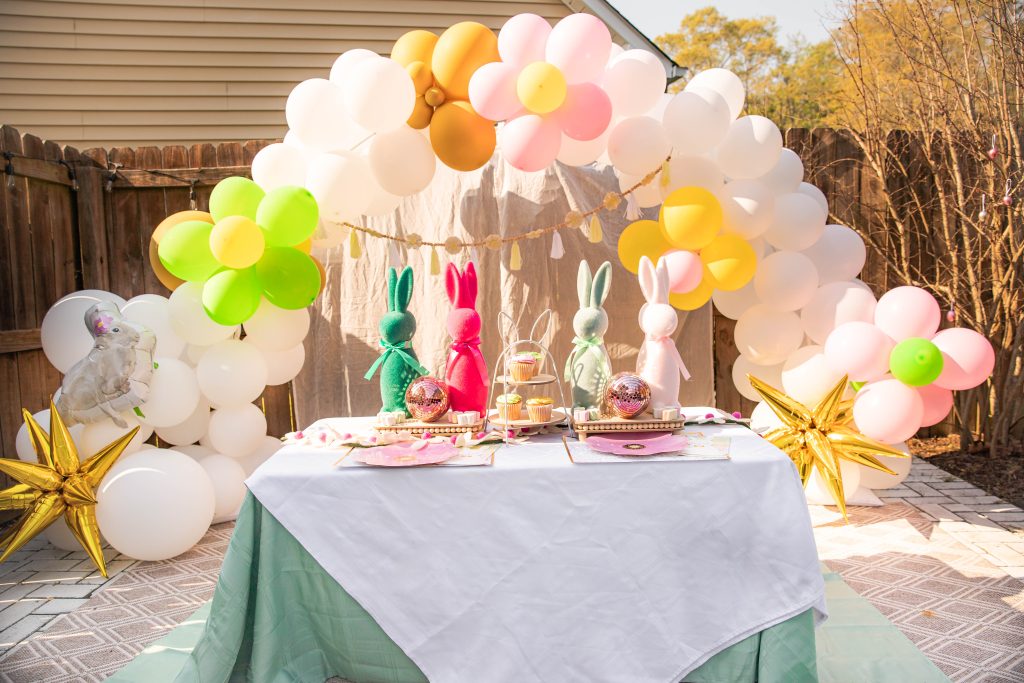Easter party table decorations