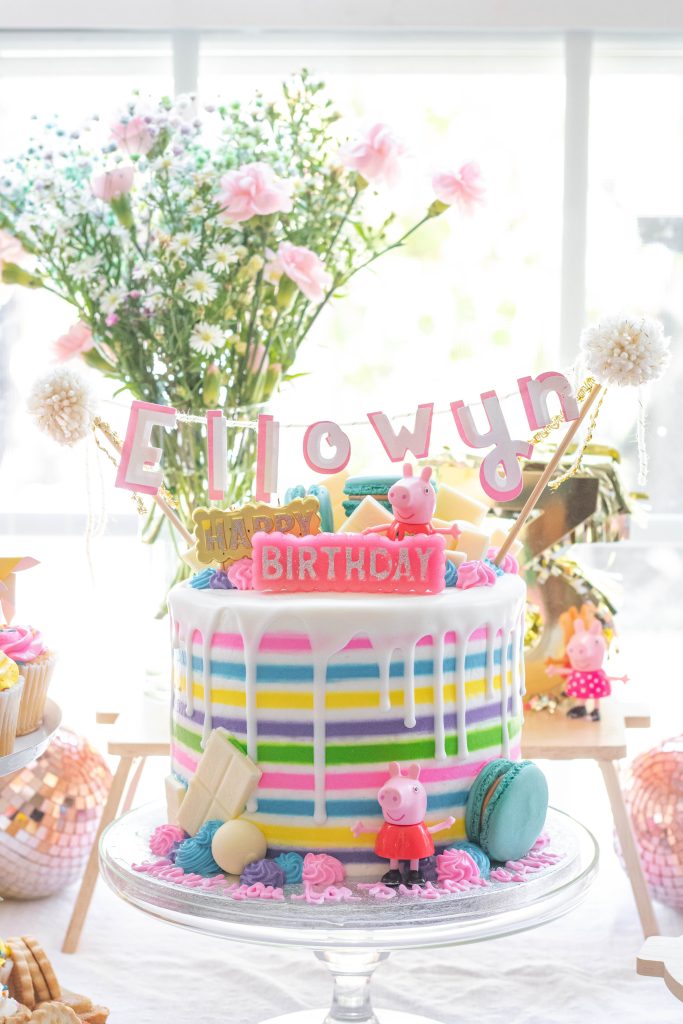 Peppa Pig Birthday Party cake