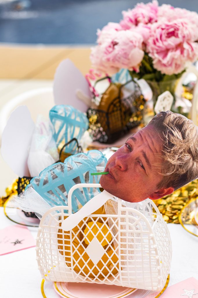 Party Table for Bachelorette Pool Party