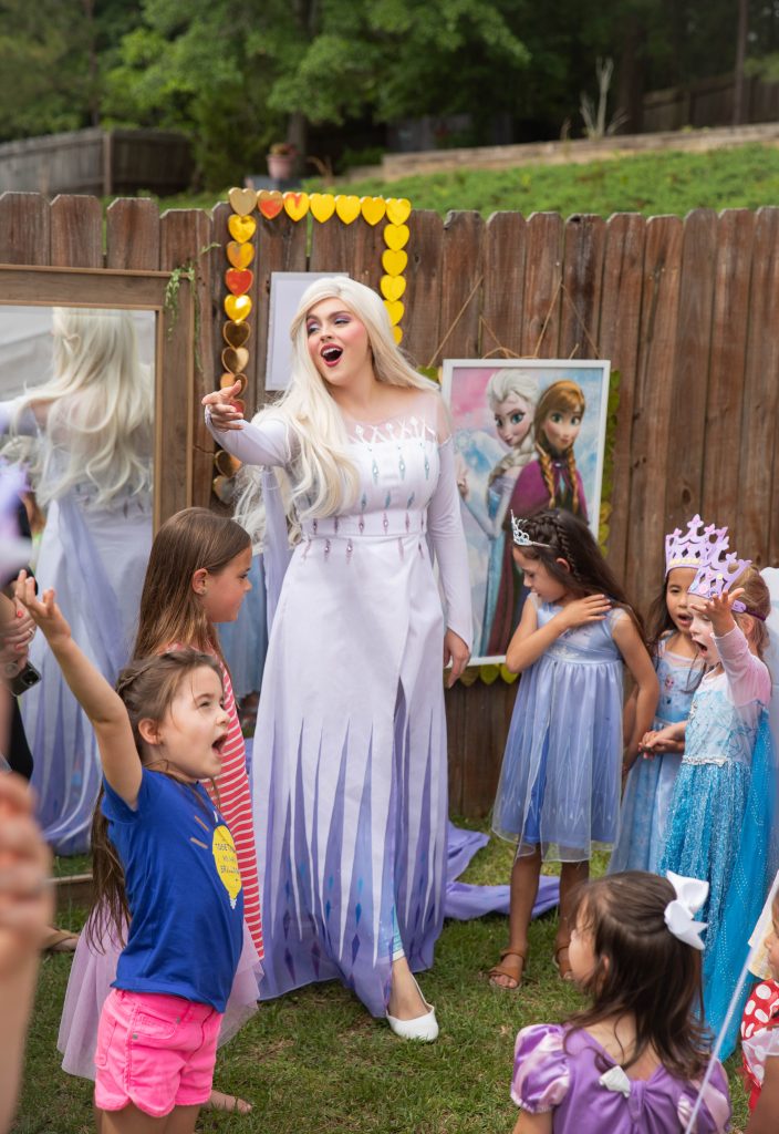 Disney Princess Birthday Party with Elsa from HanMarie's Performing Arts in Fayetteville NC