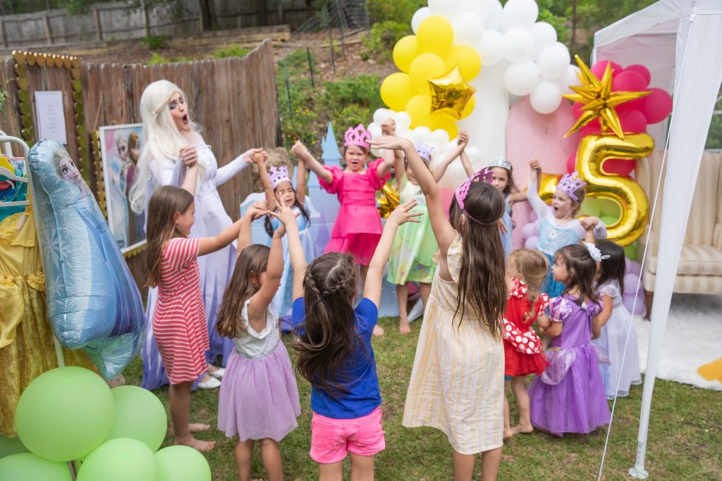 Disney Princess Birthday Party with Elsa from HanMarie's Performing Arts in Fayetteville NC