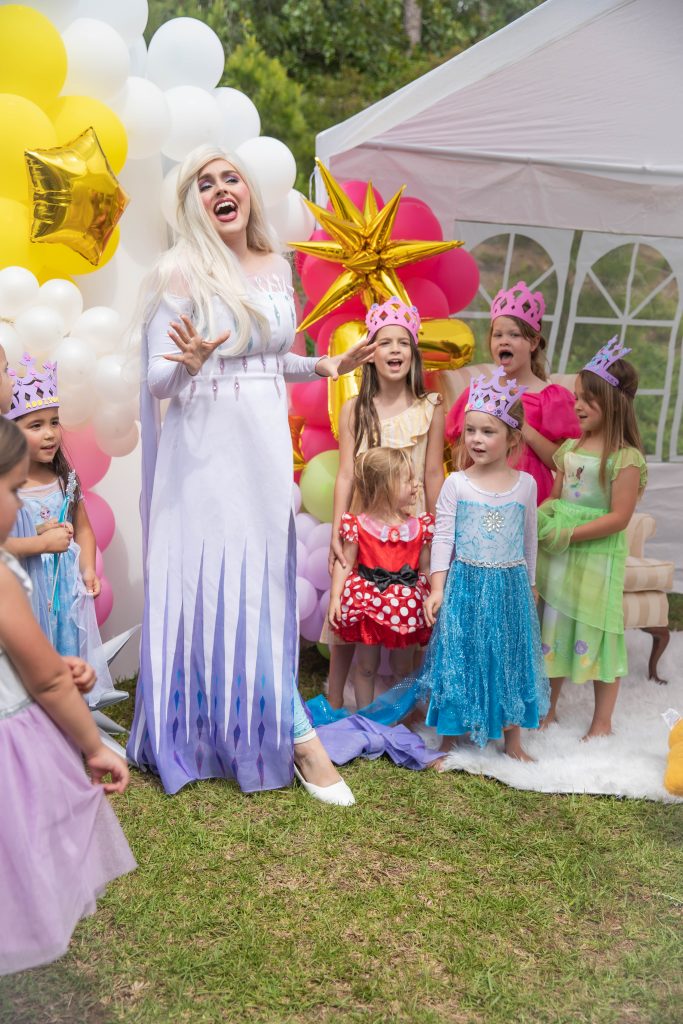 Disney Princess Birthday Party with Elsa from HanMarie's Performing Arts in Fayetteville NC