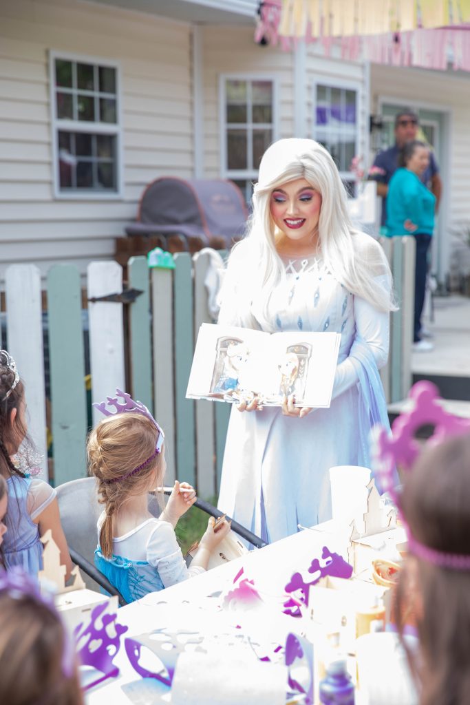 Disney Princess Birthday Party with Elsa from HanMarie's Performing Arts in Fayetteville NC