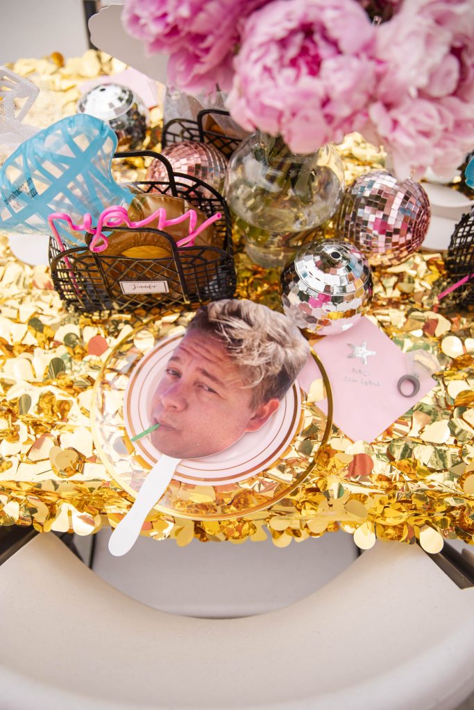 Party Table for Bachelorette Pool Party