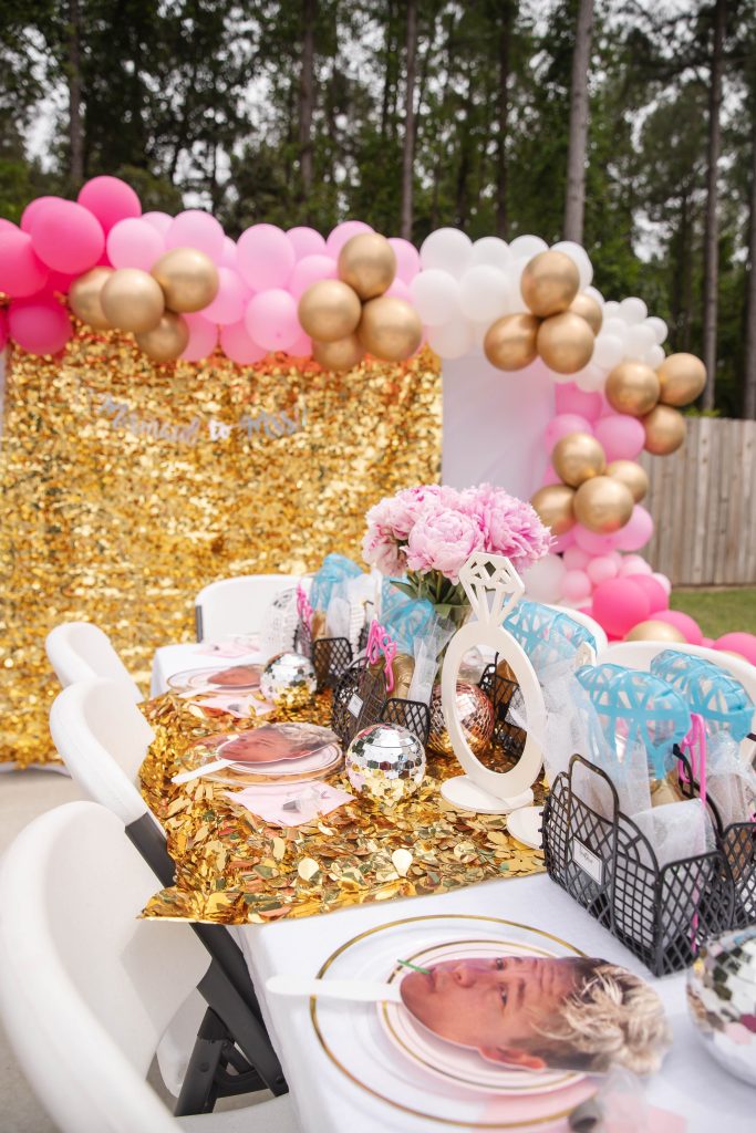 Party Table at A Last Splash Bachelorette Pool Party