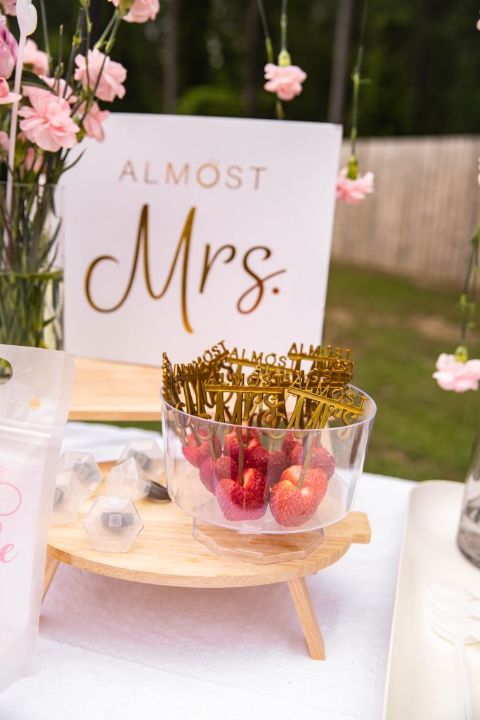 Mimosa bar for Bachelorette Pool Party
