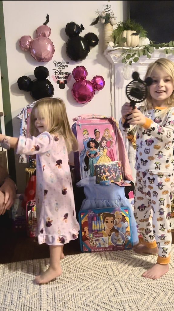 Odom Family goes to Disney world for the first time surprise setup