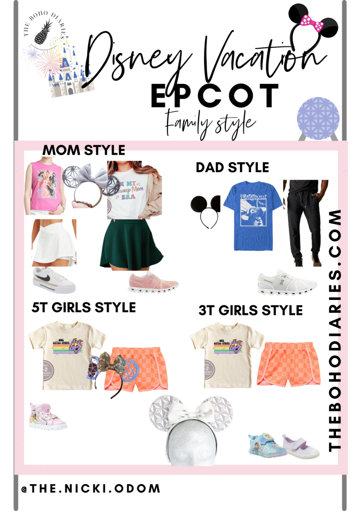 DISNEY WORLD EPCOT FAMILY OUTFITS