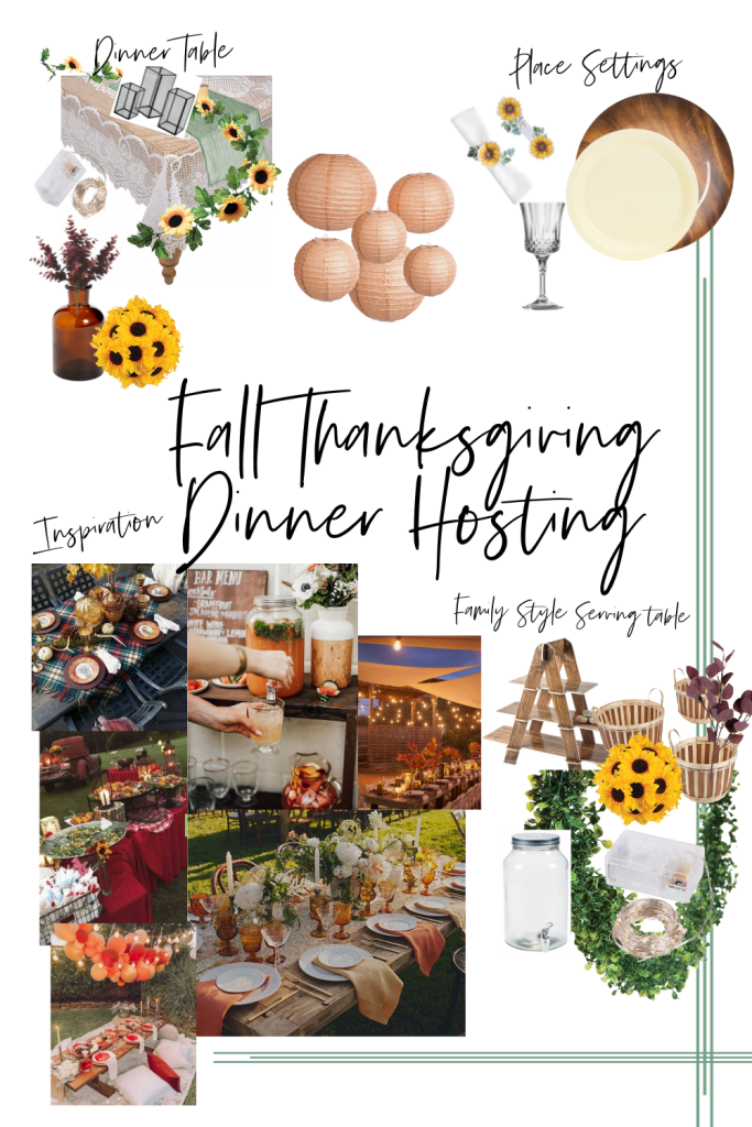 Thanksgiving dinner decorations