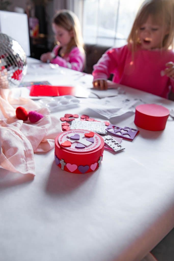 Galentine's day Make and Take card box craft party