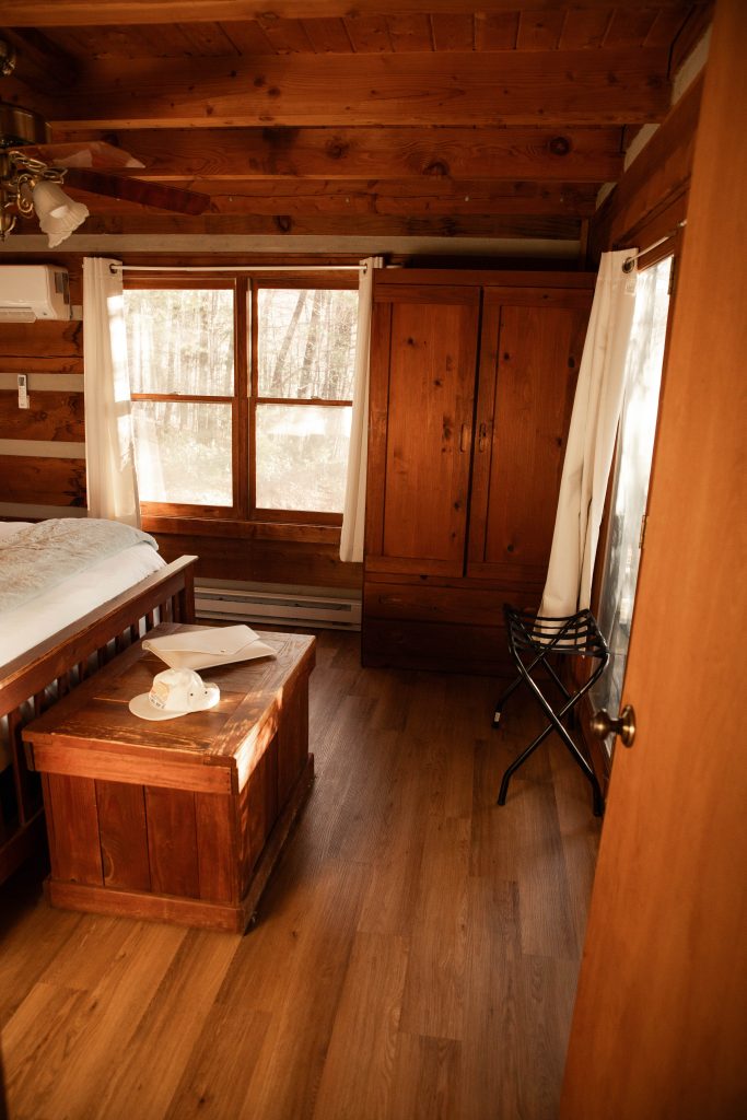 Master Bedroom In A Mountain Getaway at 36 North Cabins in Purlear NC