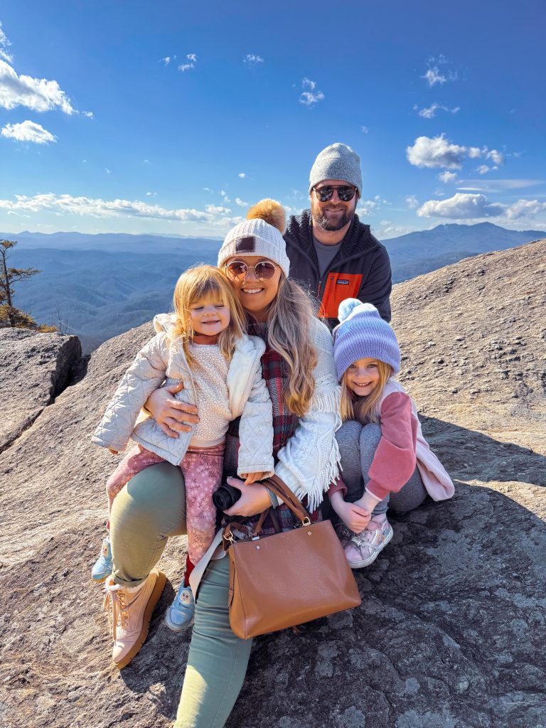 Odom family at Blowing Rock NC