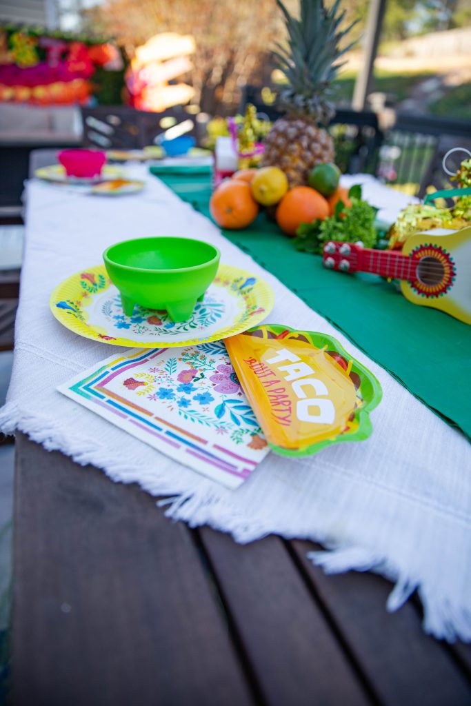 The Ultimate Taco Night Fiesta table decorations