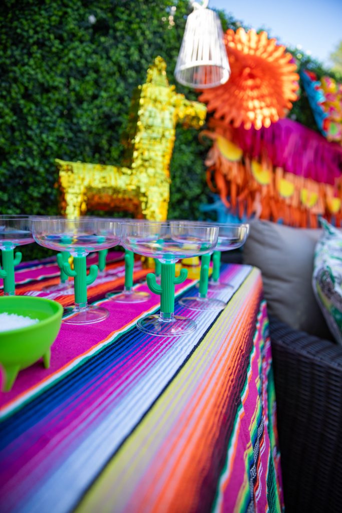 Nicki Odom and the ultimate taco night fiesta on the patio margarita glass