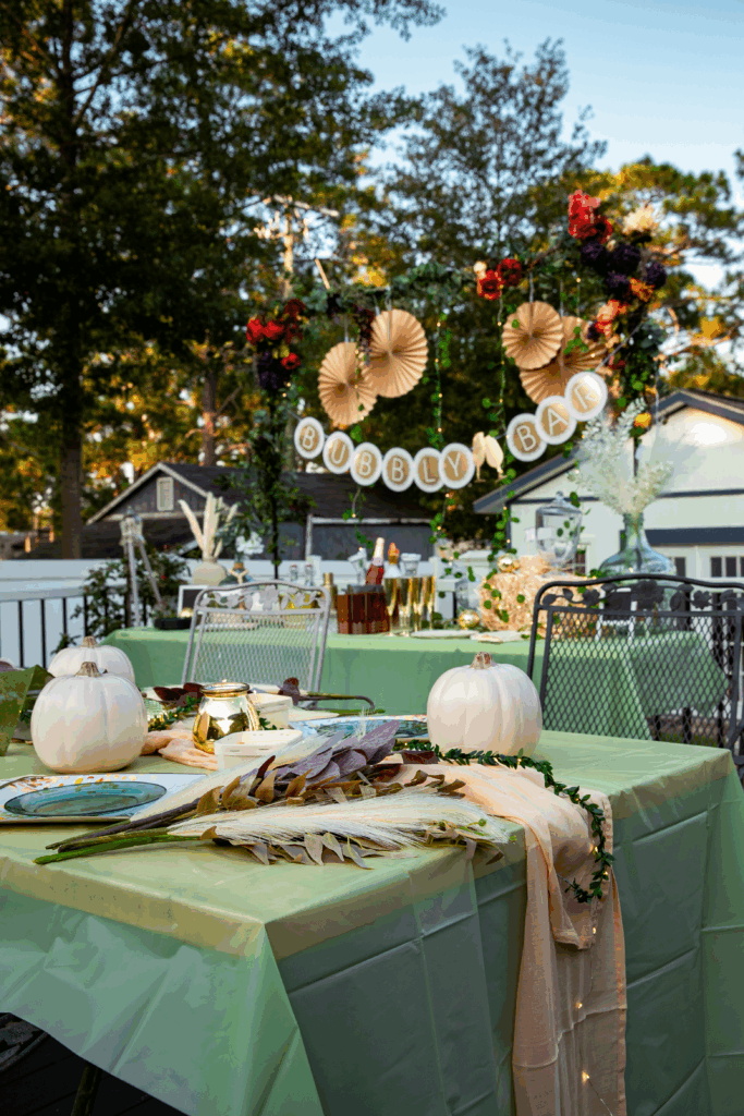 DIY fall crafting party