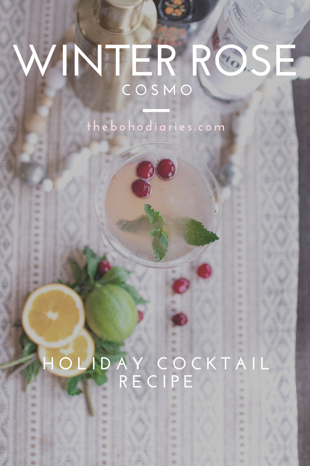 Winter Rose Cosmo