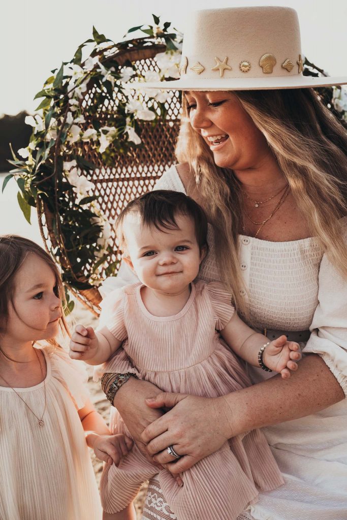 Nicki Odom and daughters for Mother's Day photoshoot