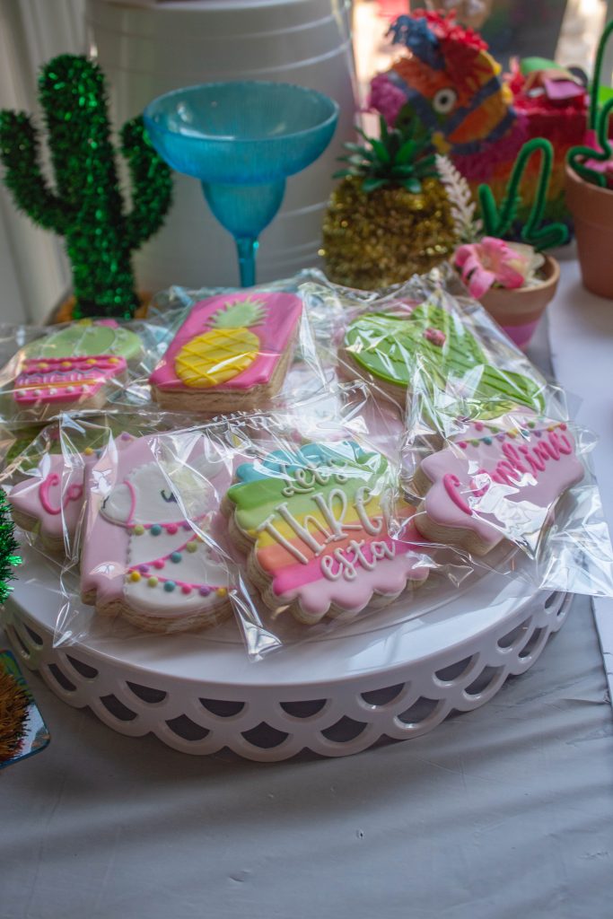 Three Esta Birthday Party Cookies
