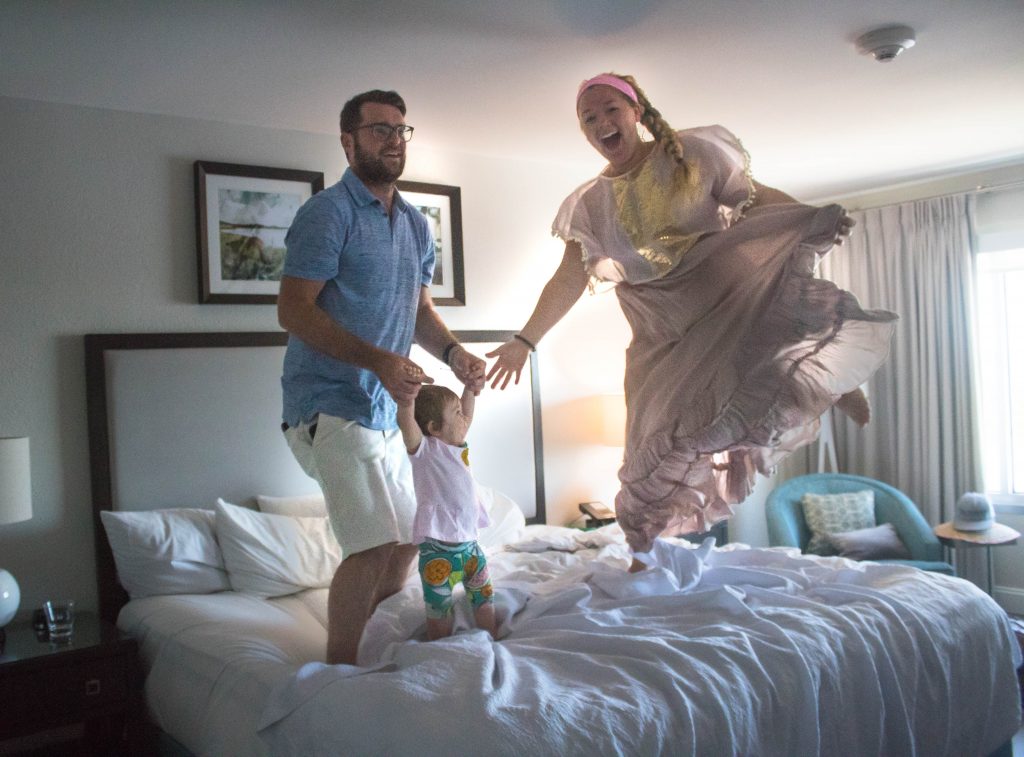 Nicki Odom and Family at Hotel Ballast Wilmington NC