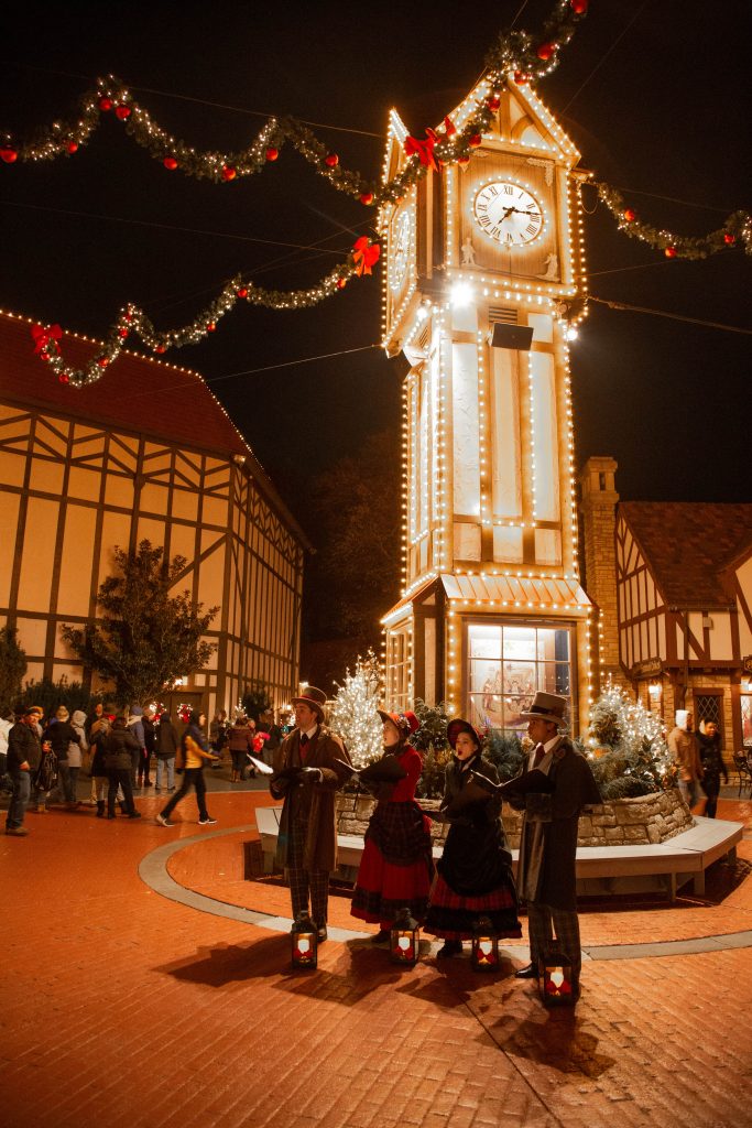 Christmastown in Busch Gardens Williamsburg VA