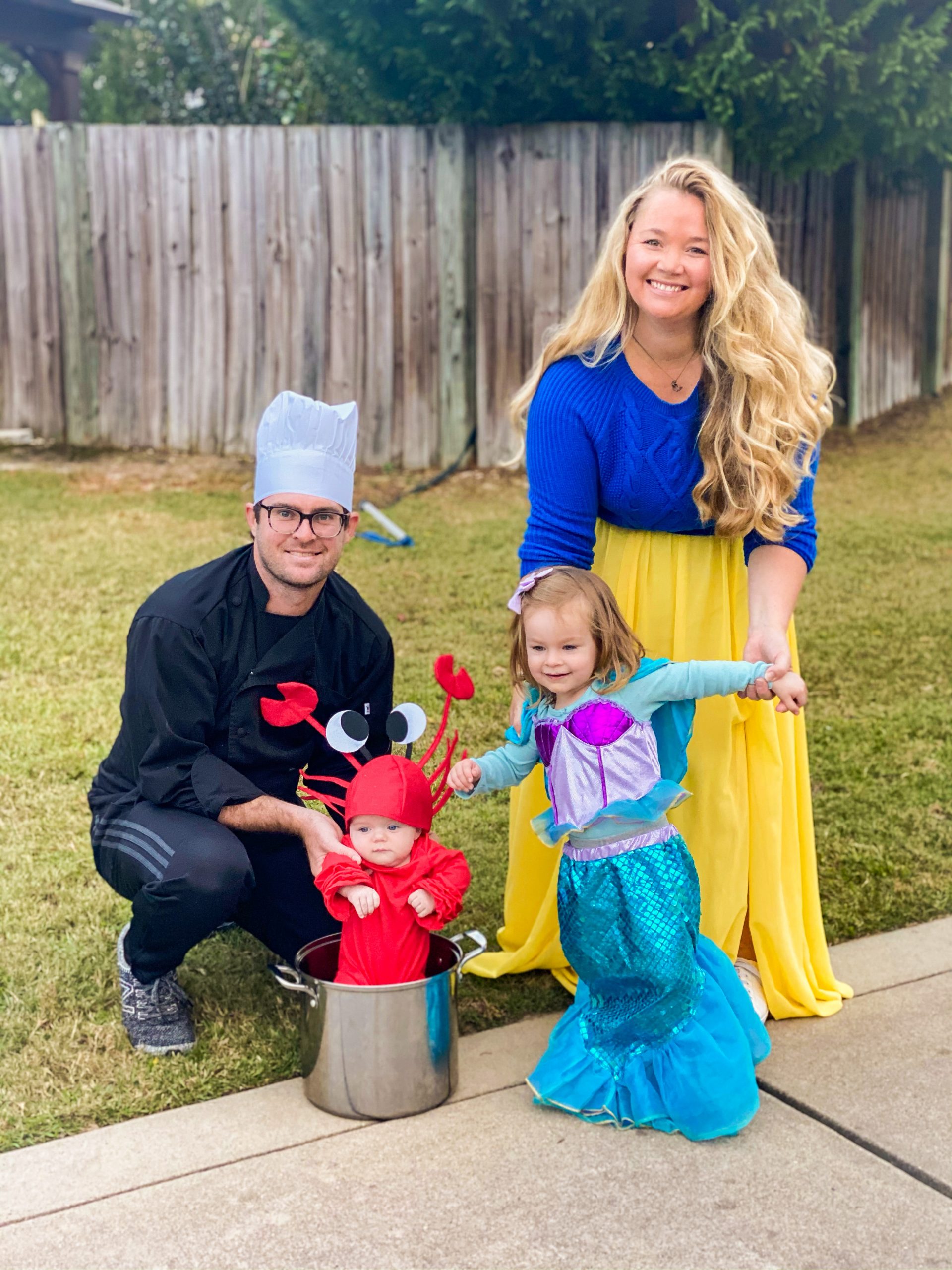 Family Halloween Costumes The Little Mermaid