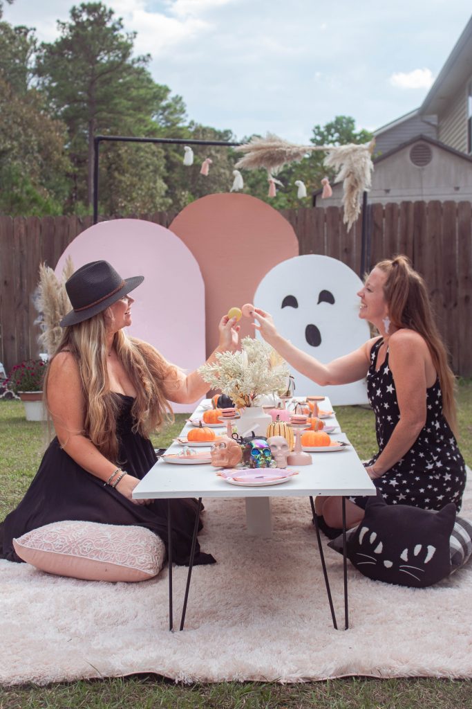 Boho Halloween Party Decor Nicki Odom and Ashley Valdes