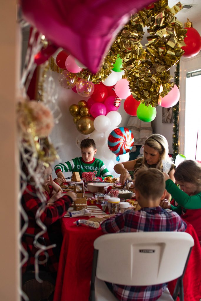 Gingerbread House Making Christmas Party